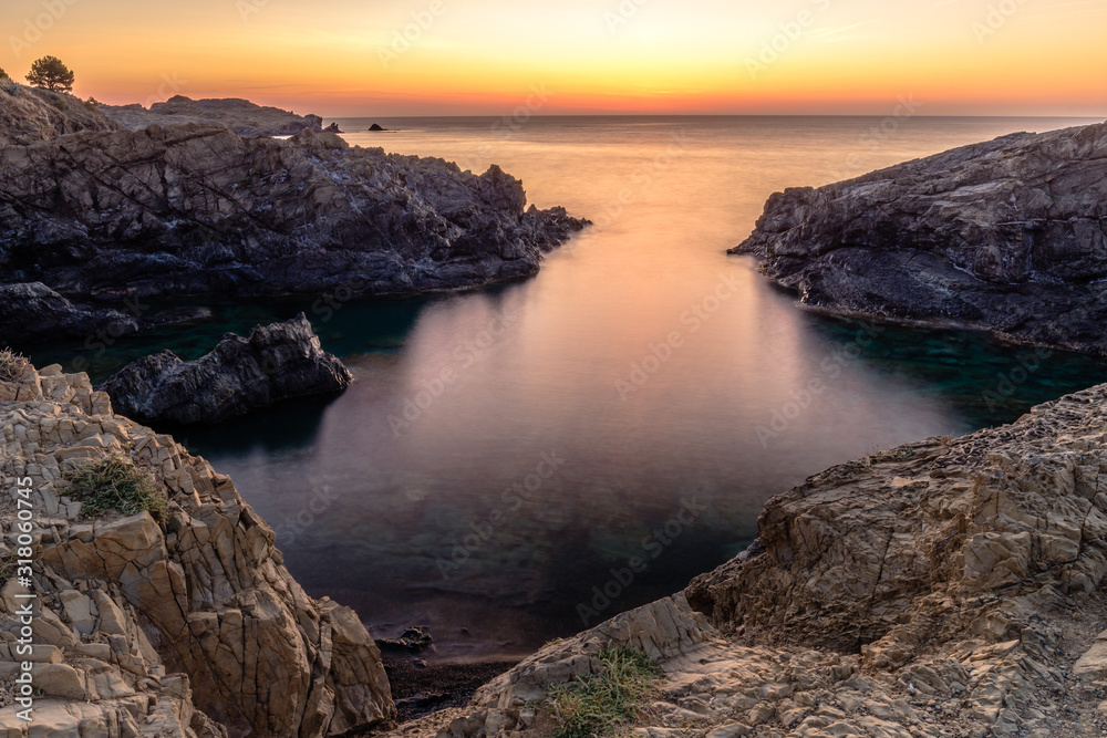 Sunrise at Cala Bramant. (Alt Emporda, Catalonia, Spain) Sunrise at Cala Bramant. (Alt Emporda, Catalonia, Spain)