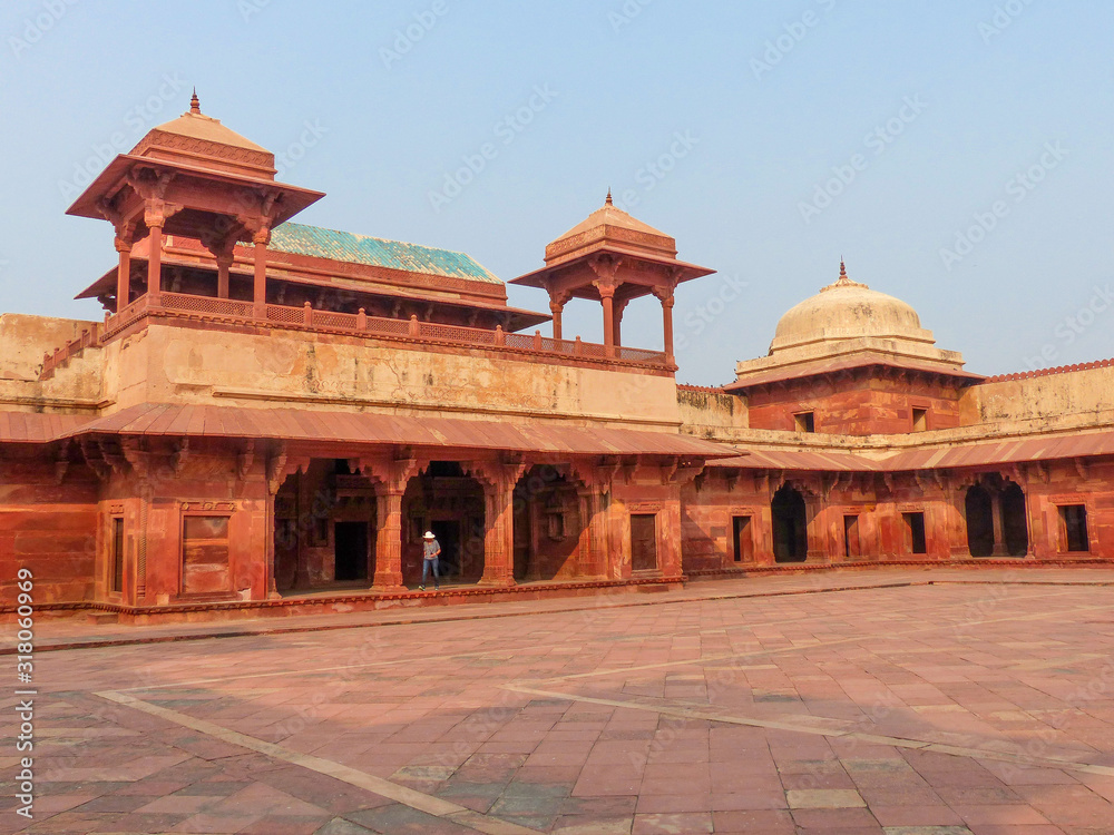 odha Bai Mahal Palace in Fatehpur Sikri Palace Uttar Pradesh India