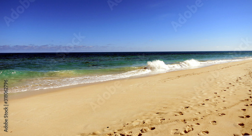 waves on the beach at Canary Islands