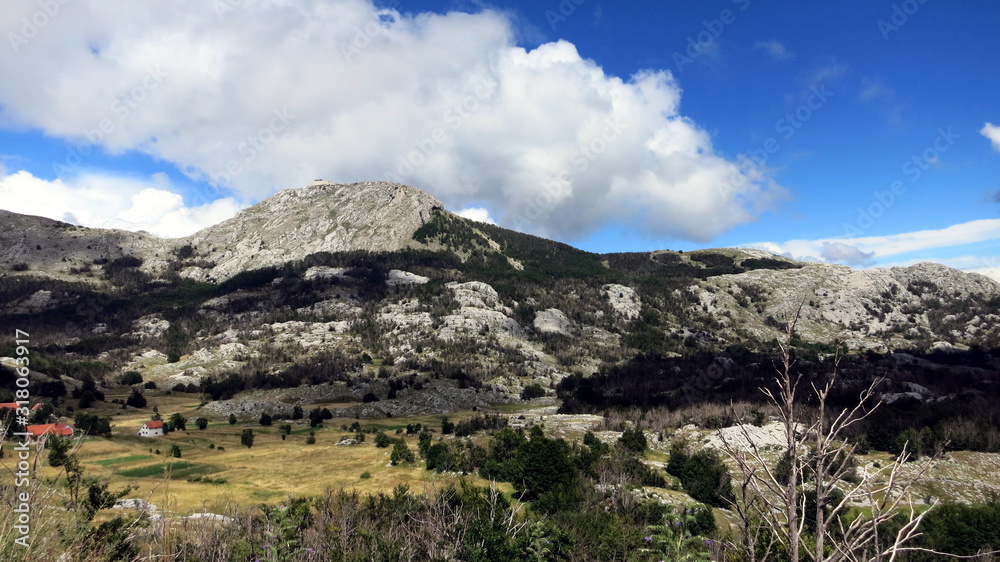 Viewing point. Lovcen National Park. Montenegro Viewing point. Lovcen National Park. Montenegro