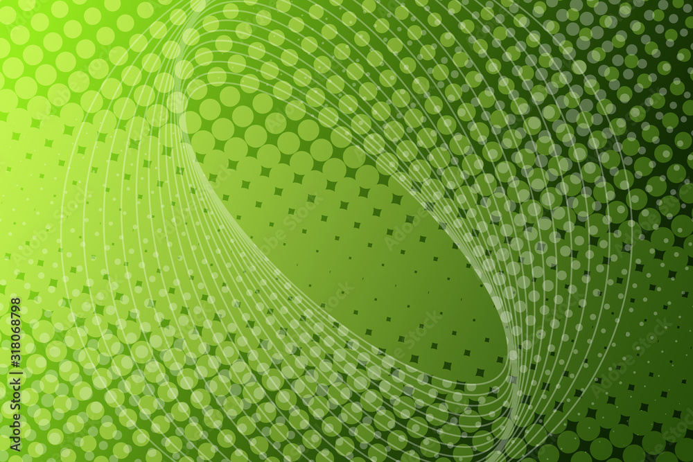 Obraz premium abstract, green, wallpaper, wave, pattern, illustration, graphic, light, design, art, texture, waves, lines, blue, backdrop, artistic, backgrounds, gradient, curve, digital, line, color, abstraction