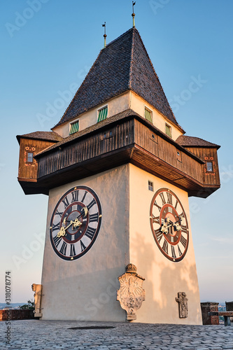 Uhrturm am Schlossberg bei Graz
