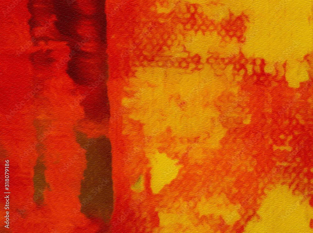 Naklejka premium Close up oil paint abstract background. Art textured brushstrokes in macro. Part of painting. Old style artwork. Dirty watercolor texture. Modern pattern. Chaotic splashes. Multi-colors design.