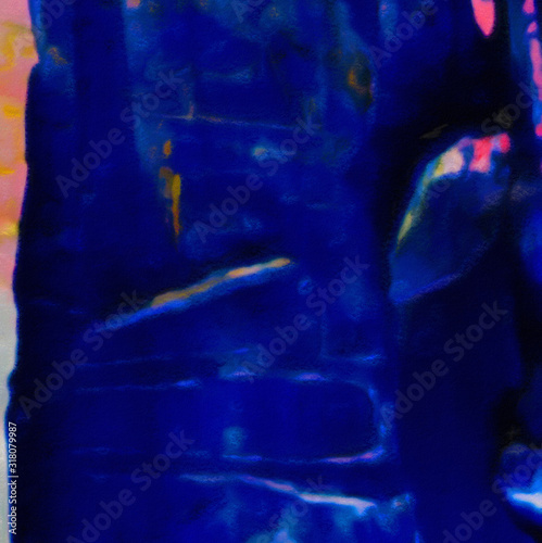 Abstract watercolor background. Hand drawn scratched grunge unusual texture. Custom design pattern. Digital painting oil artwork. © Alexandr
