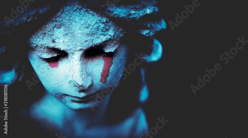 Εκτύπωση καμβά Death concept