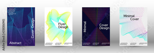 Cover design template set 
