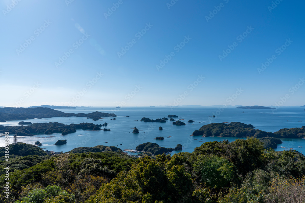 [長崎県]九十九島の風景（石岳展望台）