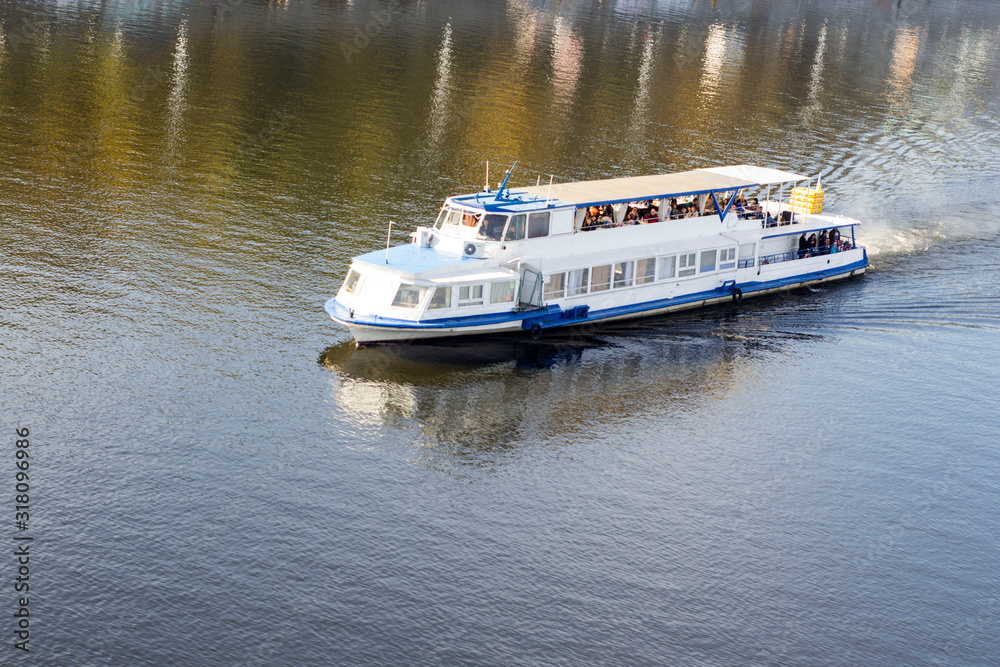 boat on the river