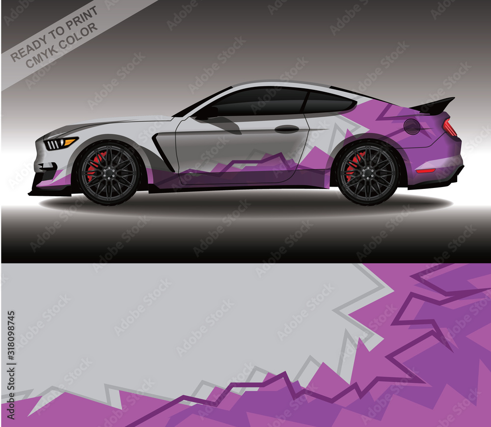 Car wrap decal design vector, custom livery race rally car vehicle sticker and tinting. Car wrap decal design vector, custom livery race rally car vehicle sticker and tinting.