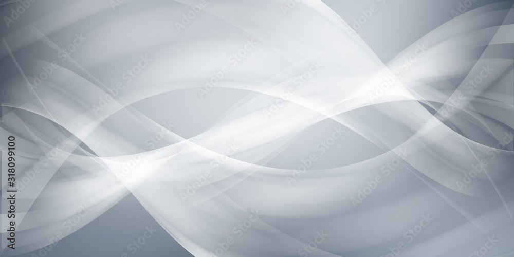 Fototapeta premium Gray halftone pattern with white line motion backdrop wallpaper. Clean Grey geometric background.