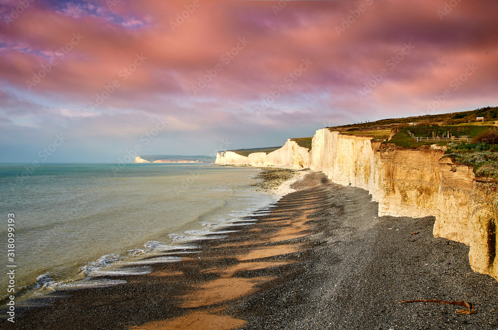 Seven Sisters Cliffs In Eastbourne