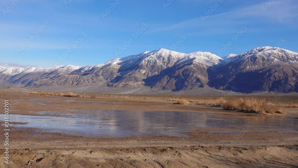 Sierra Nevada Mountains in the Snow at Death Valley National Park Sierra Nevada Mountains in the Snow at Death Valley National Park