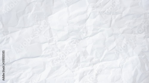 Stop motion crumpled paper texture background. crush paper so that it becomes creased and wrinkled.