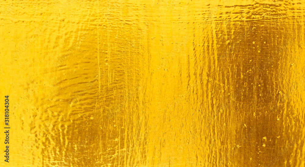 Naklejka premium Gold metal brushed background