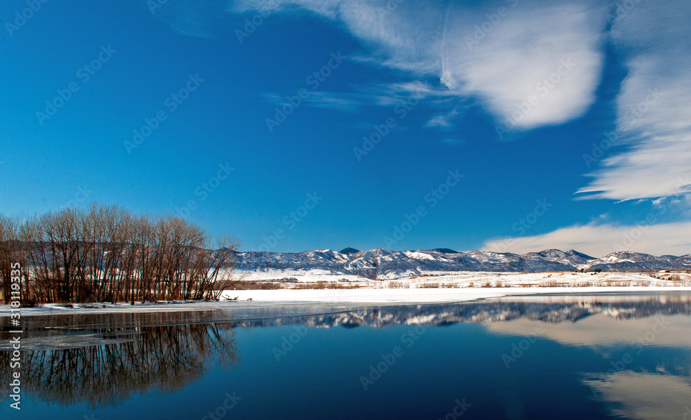 Winter on a Colorado Lake