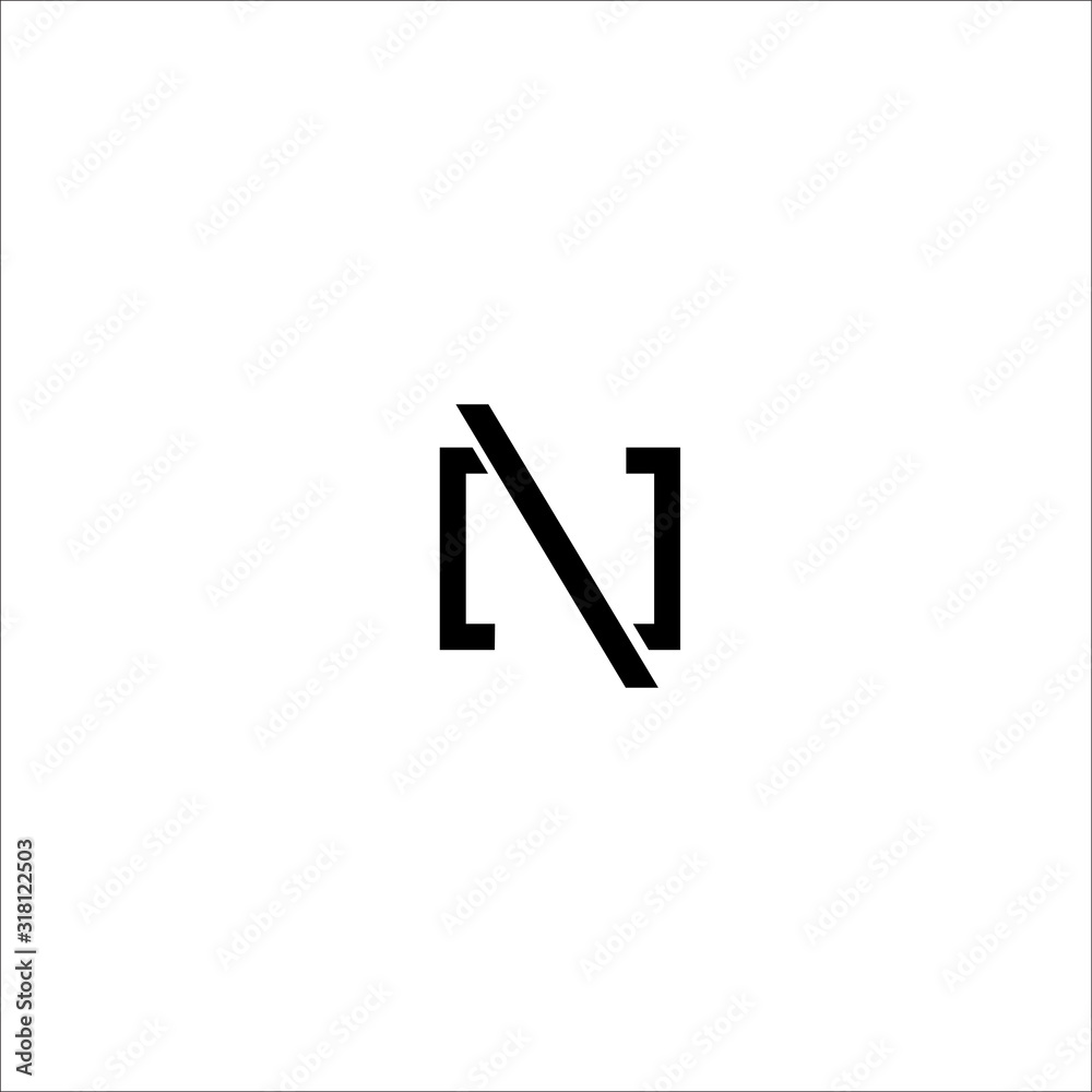 N Unique Logo Design Modern Vector N Unique Logo Design Modern Vector