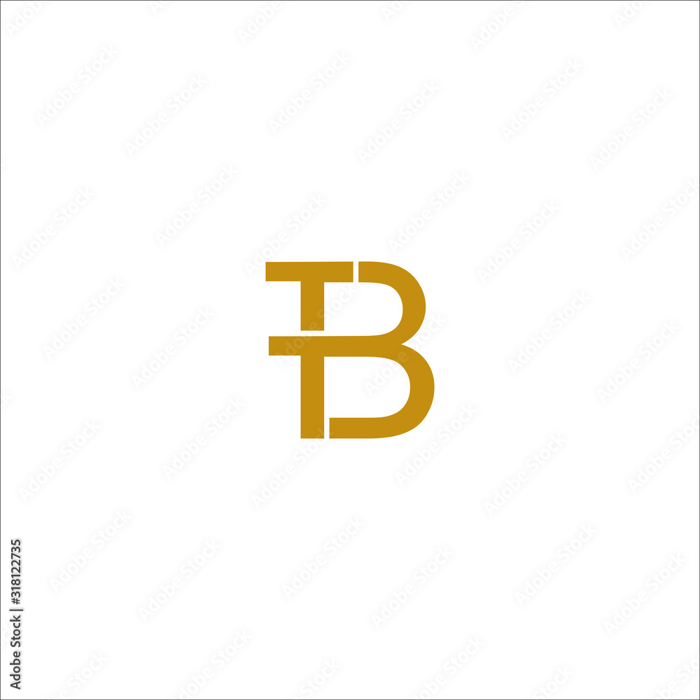 TB FB Logo Design Modern Vector TB FB Logo Design Modern Vector