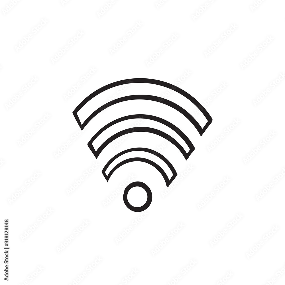 hand drawn Wifi icon for interface design. Vector wlan access, wireless wifi hotspot signal sign, icon, symbol.doodle hand drawn Wifi icon for interface design. Vector wlan access, wireless wifi hotspot signal sign, icon, symbol.doodle