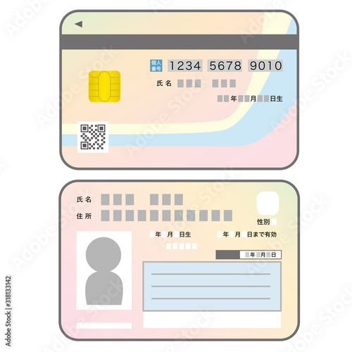 マイナンバーカードの表裏（詳細）2