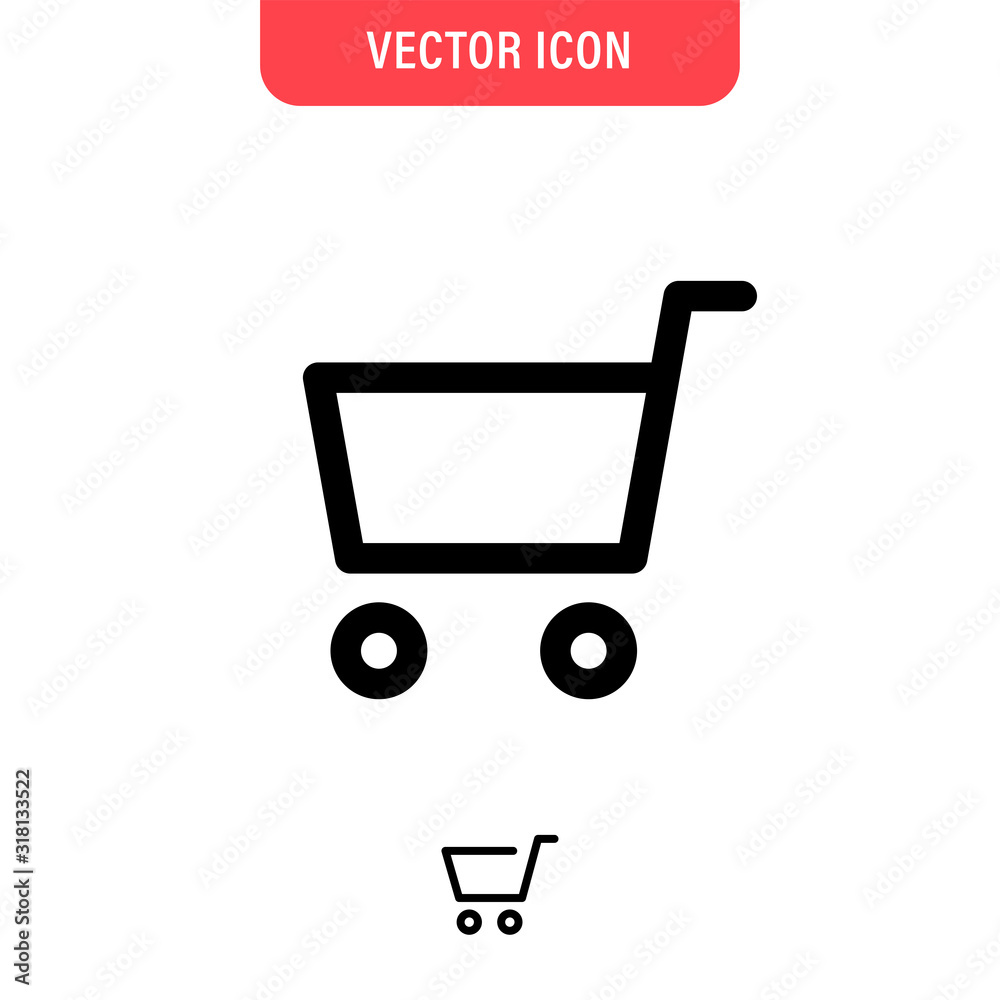 Shopping cart icon. E-commerce symbol. Online purchase pictogram. Shop trolley. Shopping cart icon. E-commerce symbol. Online purchase pictogram. Shop trolley.
