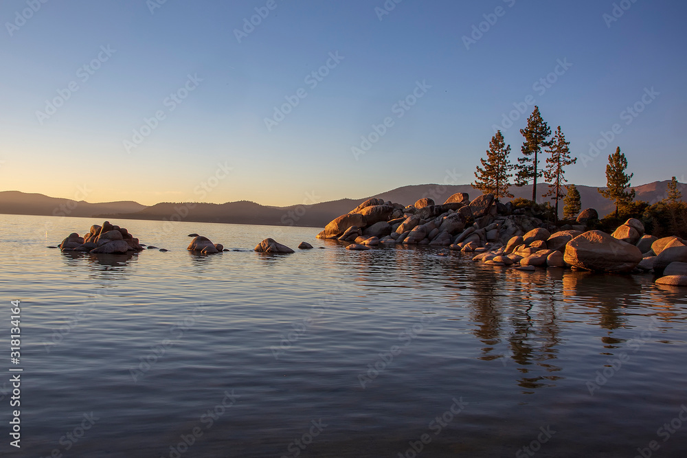 Dusk at Lake Tahoe