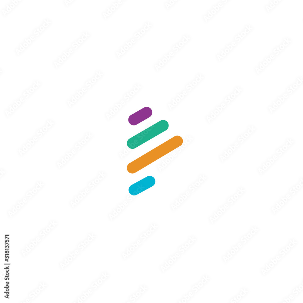 P Abstract logo design vector P Abstract logo design vector