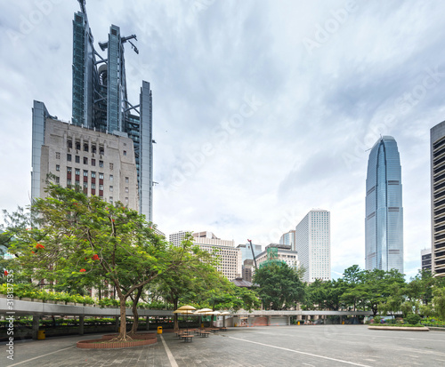 Photography modern business center in hongkong