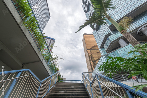 Photography modern business center in hongkong