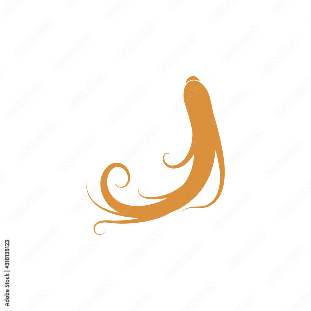 Ginseng icon Vector Illustration design Logo Ginseng icon Vector Illustration design Logo