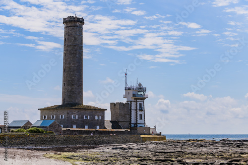 Landscape near the lighthouse Eckmuhl. Penmarsh Peninsula.  Brittany. France