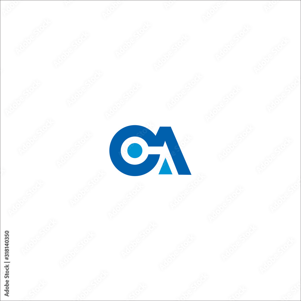 CA C A Letter Logo Design Template CA C A Letter Logo Design Template