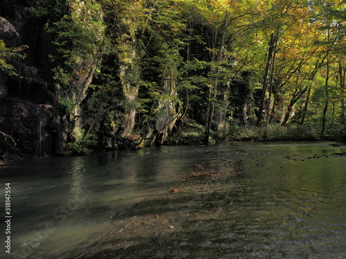 奥入瀬渓流の秋
