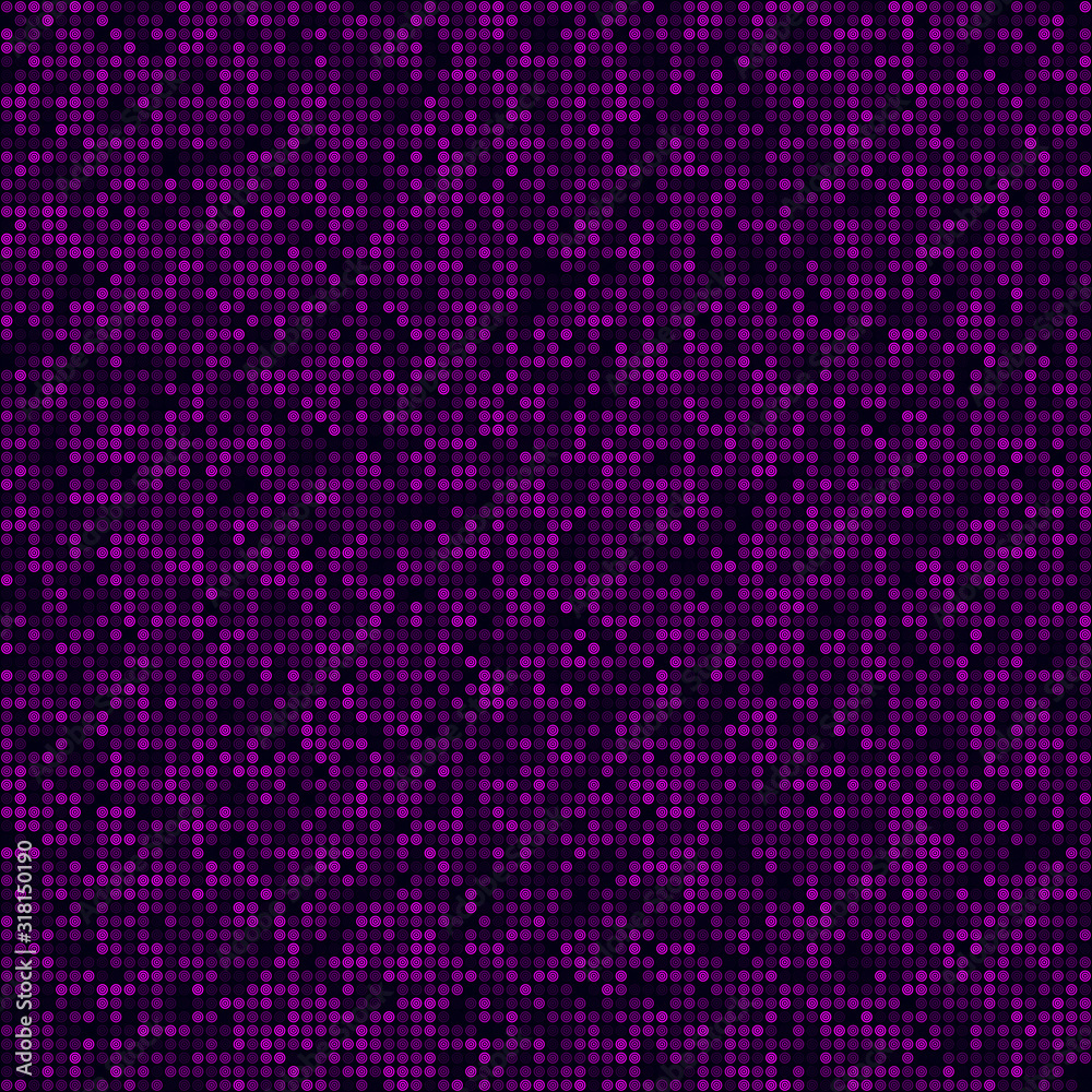 Abstract technology background. Filled pattern of multiple rings. Magenta colored seamless background. Radiant vector illustration. Abstract technology background. Filled pattern of multiple rings. Magenta colored seamless background. Radiant vector illustration.