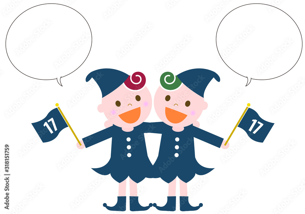 SDGs GOAL17 image unisex fairy child illustration