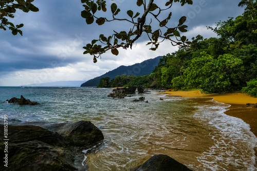 Beach and jungle in Madagascars Masoala National Park photo