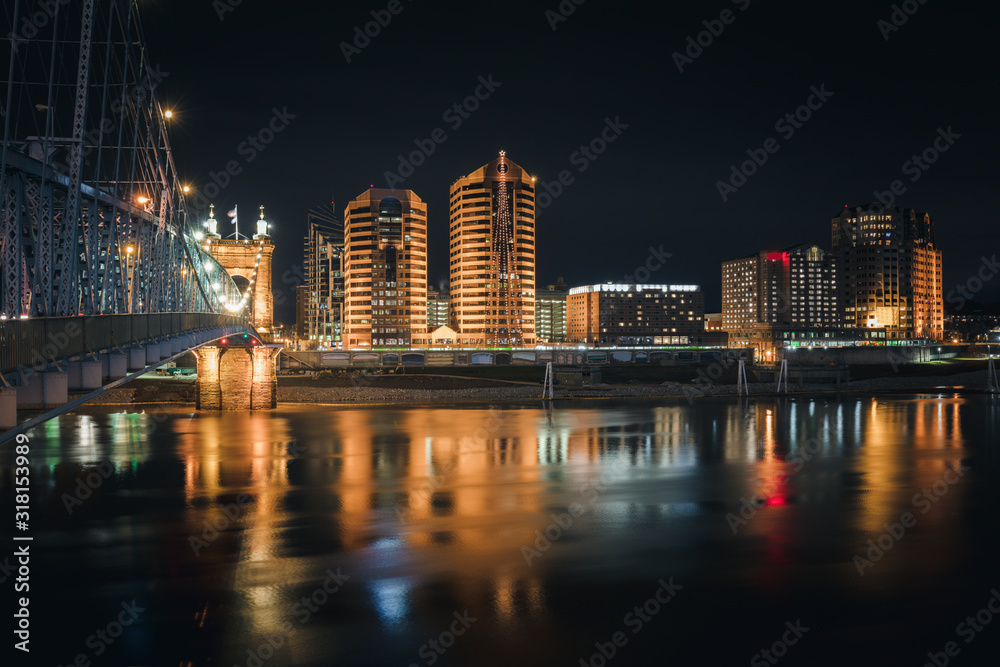 Obraz premium Covington at night