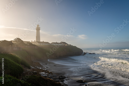 Pigeon Point Lighthouse at Daybreak