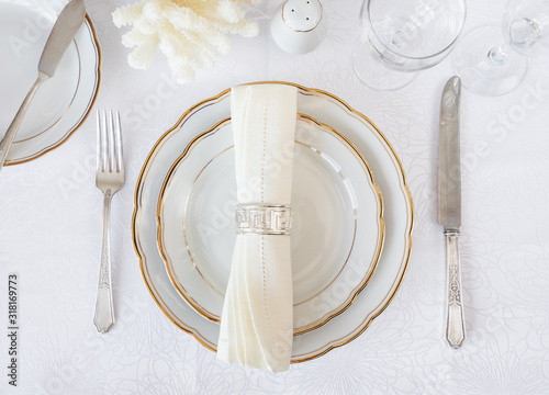 Elegance table setting