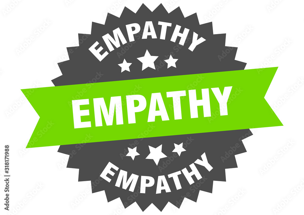 empathy sign. empathy circular band label. round empathy sticker empathy sign. empathy circular band label. round empathy sticker