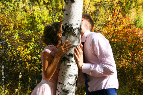 wedding in the park