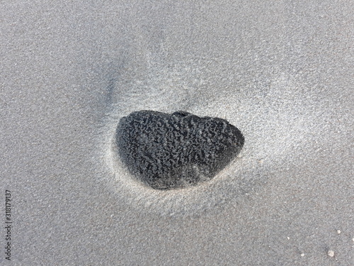footprint in snow