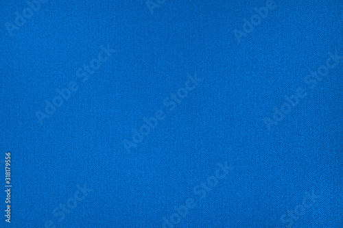 Abstract, blue fabric background.