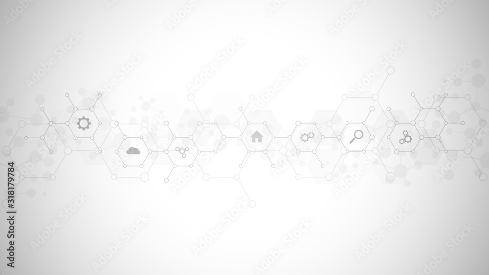 Technology background with flat icons and symbols. Concept and idea for internet of things, communication, network, innovation technology, system integration. Technology background with flat icons and symbols. Concept and idea for internet of things, communication, network, innovation technology, system integration.