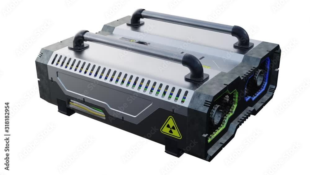 Loopable Turning around of a SciFi Nuclear Electric Power Battery Loopable Turning around of a SciFi Nuclear Electric Power Battery