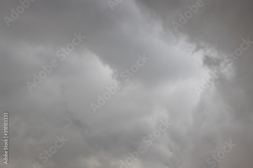 white and grey cloud background and texture. cloudy day. it's going to rain. Concept : mood and tone depression or sad.