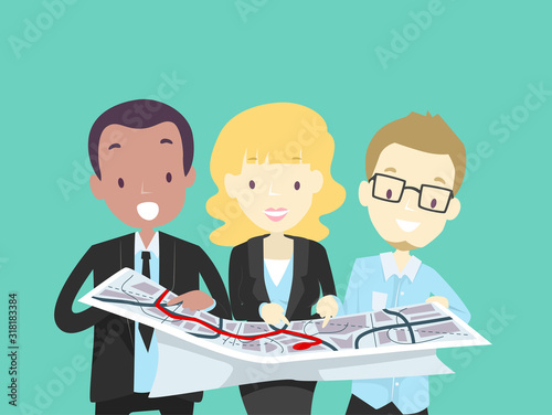 People Office Icebreaker Scavenger Hunt Game Map