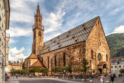 The Cathedral Santa Maria Assunta in Bolzano, South Tyrol, Italy