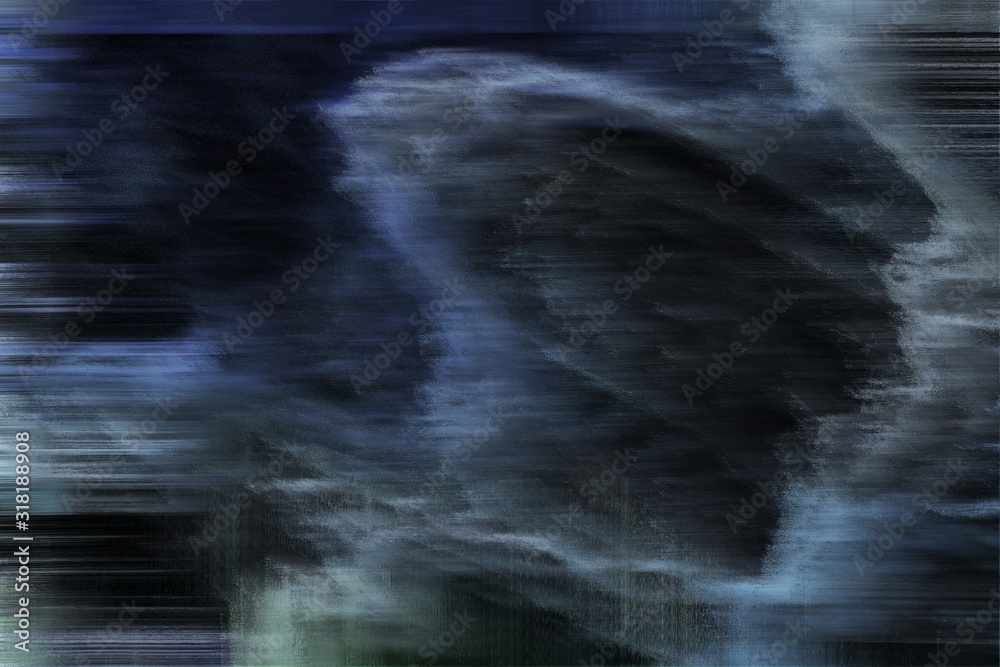 Fototapeta abstrakcyjne tło z cyfrowym zepsutym szumem i bardzo ciemnoniebieskimi, jasnoszarymi i przyćmionymi szarymi kolorami