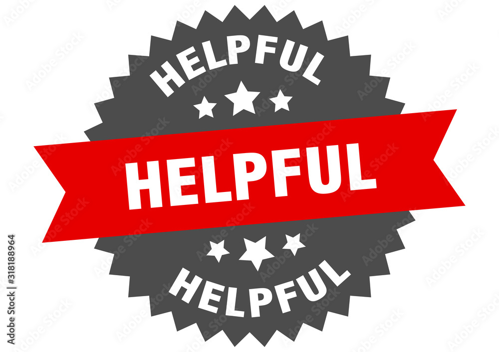 helpful sign. helpful circular band label. round helpful sticker helpful sign. helpful circular band label. round helpful sticker