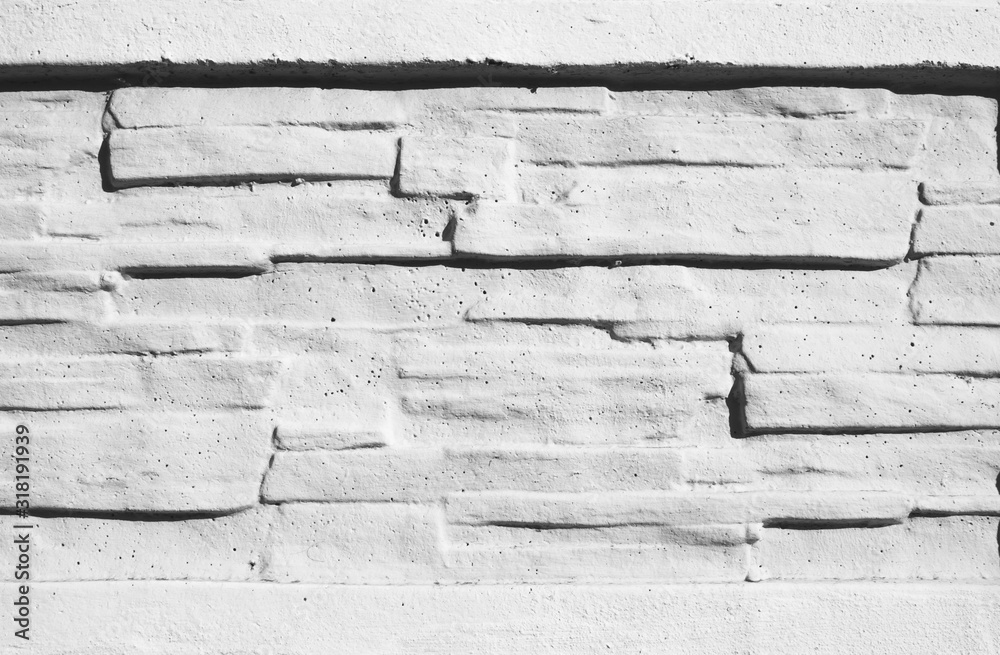 Fotografie Texture stained blocks of stonework